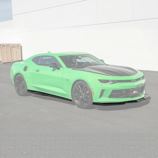 2016-18 Camaro LT LS RS l ZL1 Style Front Lip Splitter Side Skirt image 1