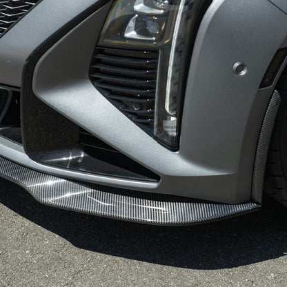 2025-Up Cadillac CT5-V Blackwing | Extended CARBON FIBER Front Lip Splitter image 13