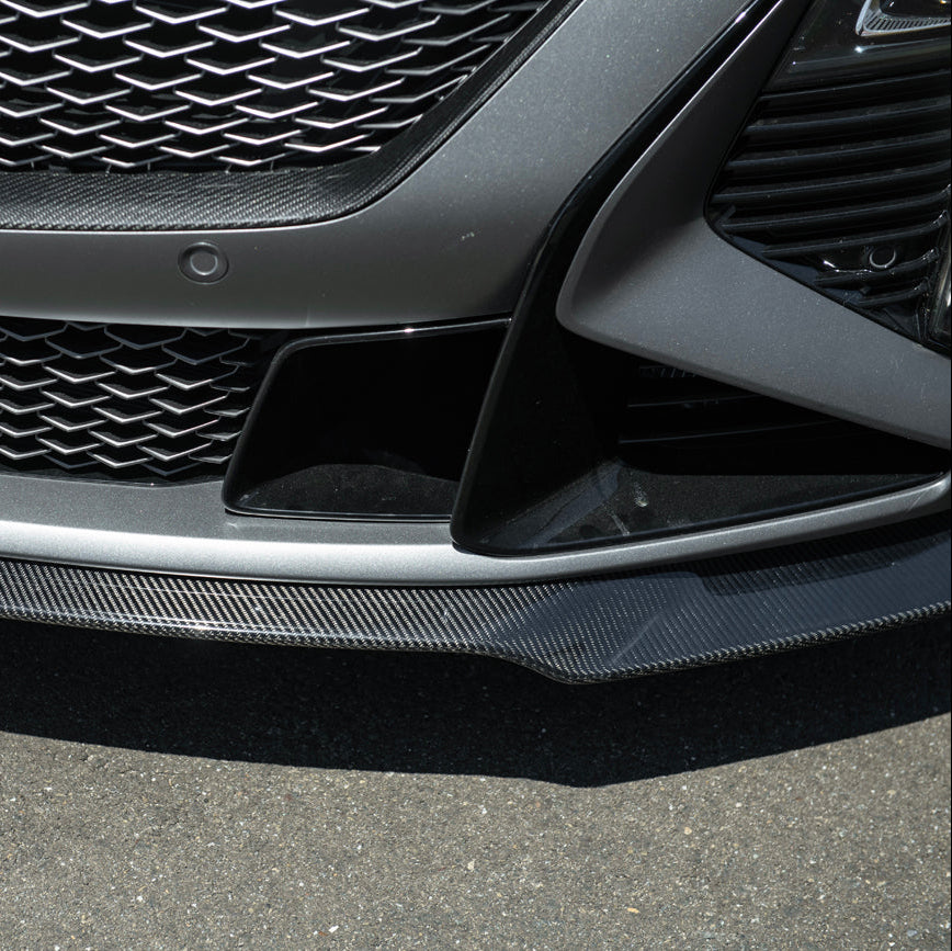 2025-Up Cadillac CT5-V Blackwing | Extended CARBON FIBER Front Lip Splitter image 14