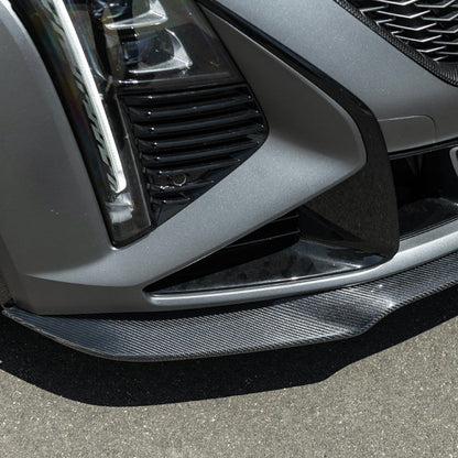 2025-Up Cadillac CT5-V Blackwing | Extended CARBON FIBER Front Lip Splitter image 16