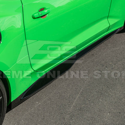 2016-18 Camaro LT LS RS l ZL1 Style Front Lip Splitter Side Skirt image 22