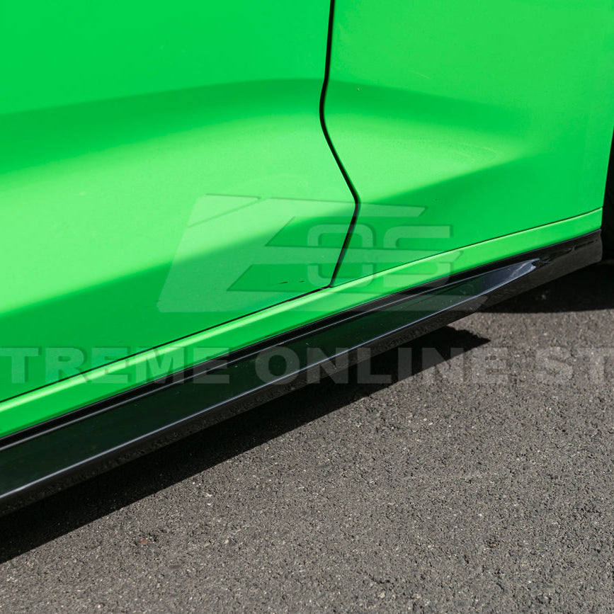 2016-18 Camaro LT LS RS l ZL1 Style Front Lip Splitter Side Skirt image 23