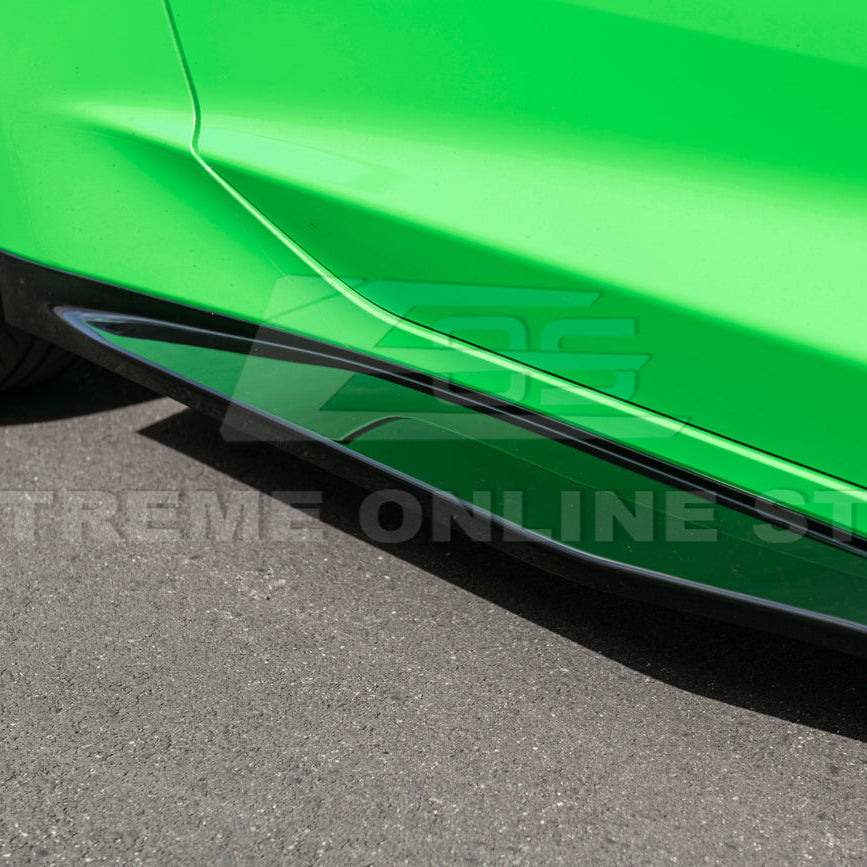 2016-18 Camaro LT LS RS l ZL1 Style Front Lip Splitter Side Skirt image 24