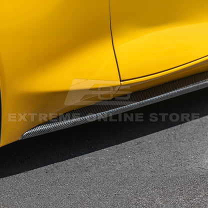 20-Up Toyota Supra A91 CF Front Lip Side Skirts image 19