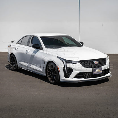 2020-Up Cadillac CT4-V Blackwing Front Lip Splitter Carnards image 31