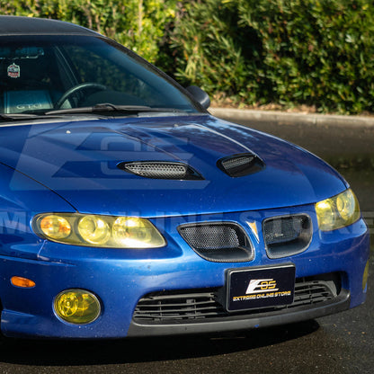 2004-06 Pontiac GTO Dry Carbon Fiber Replacement Front Mesh Grille Insert image 7