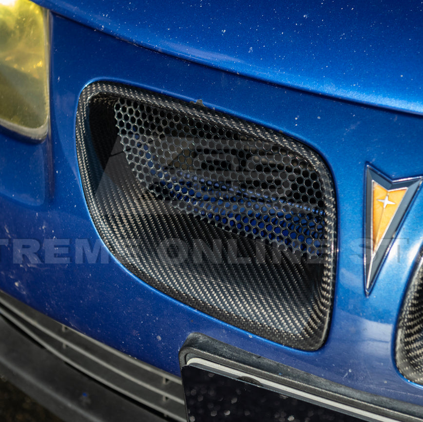 2004-06 Pontiac GTO Dry Carbon Fiber Replacement Front Mesh Grille Insert image 11
