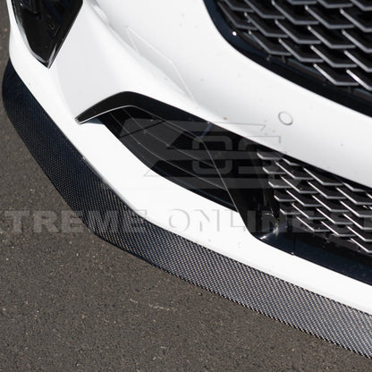 2020-Up Cadillac CT4-V Blackwing Front Lip Splitter Carnards image 36