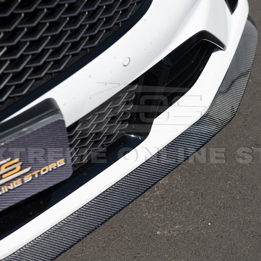 2020-Up Cadillac CT4-V Blackwing Front Lip Splitter Carnards image 37