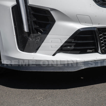 2020-Up Cadillac CT4-V Blackwing Front Lip Splitter Carnards image 34