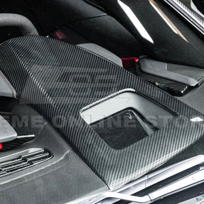 Corvette C8 DRY CARBOn FIBER Upper Dashboard Instrument Panel Cover image 9