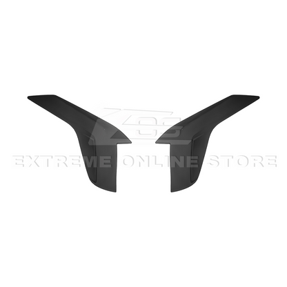 2020-Up Cadillac CT4 | SMOKE TINTED Rear Tail Light Trim Bezel Cover Pair image 16