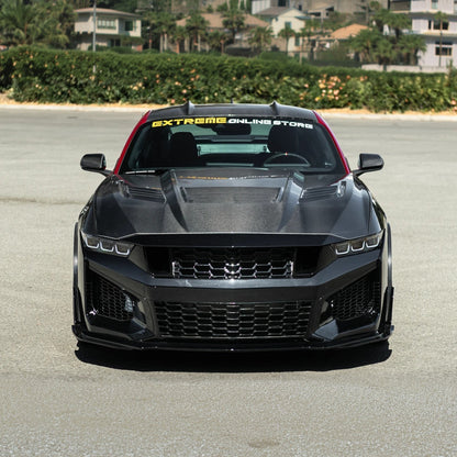 2024-Up Mustang Dark Horse SC Replacement Primed Front Bumper Cover Grille Lip (Expected To Ship In October) image 10