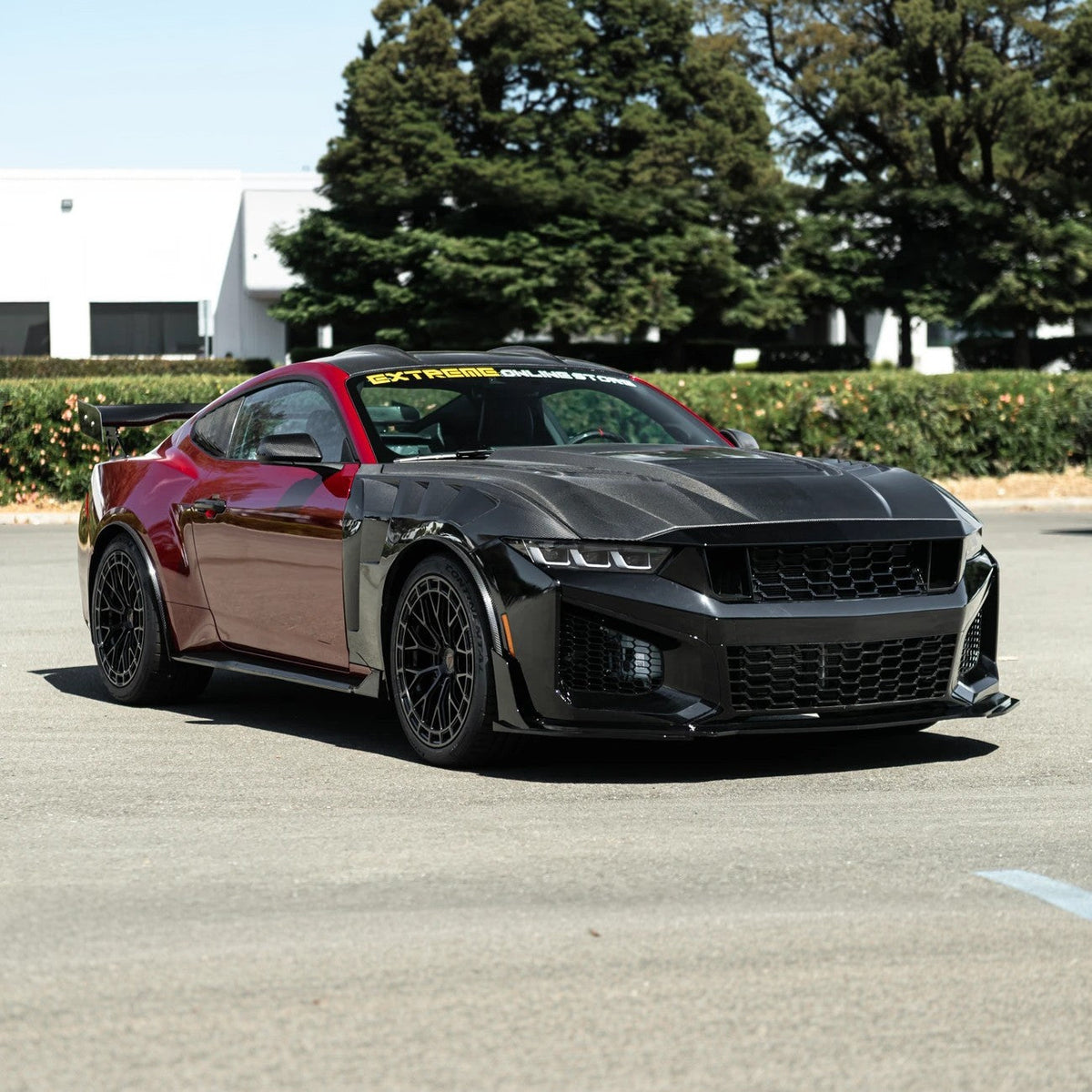 2024-Up Mustang Dark Horse SC Replacement Primed Front Bumper Cover Grille Lip (Expected To Ship In October) image 11