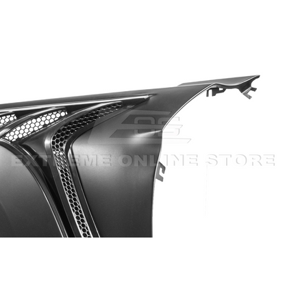 2015-17 Ford Mustang S550 | GTD Style Primed Black Front Side Vented Fenders image 24