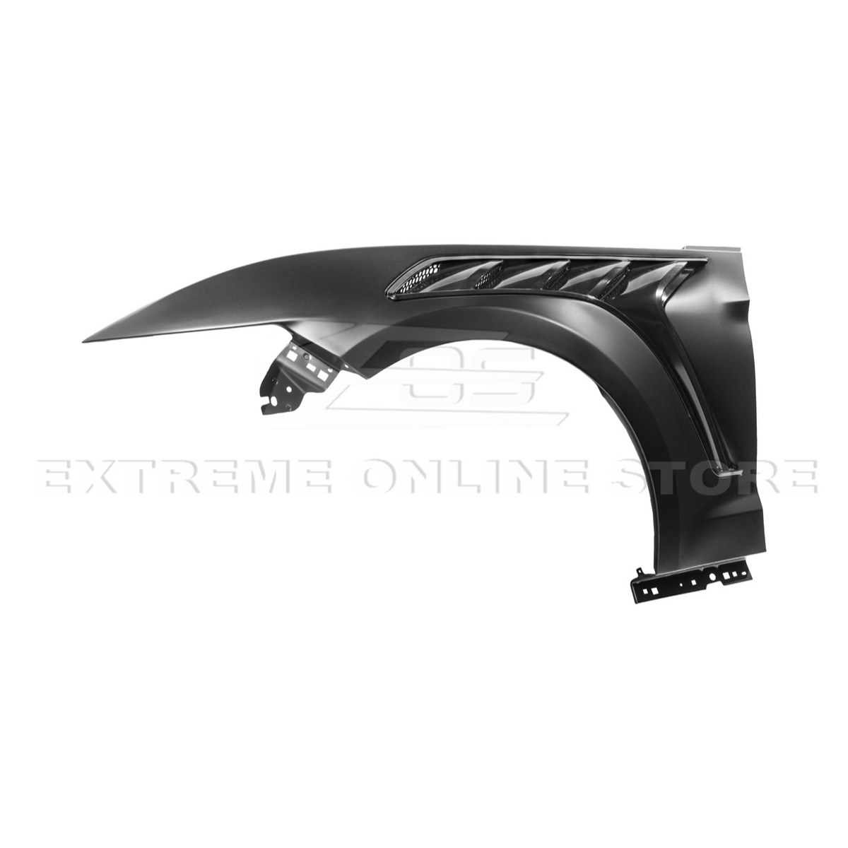 2015-17 Ford Mustang S550 | GTD Style Primed Black Front Side Vented Fenders image 20