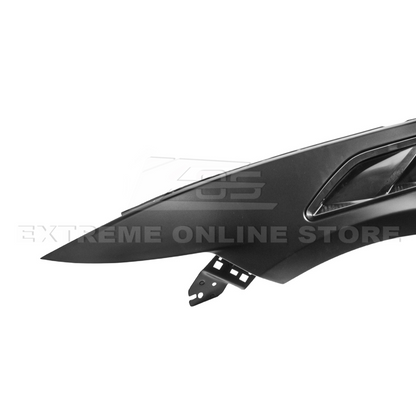 2015-17 Ford Mustang S550 | GTD Style Primed Black Front Side Vented Fenders image 27