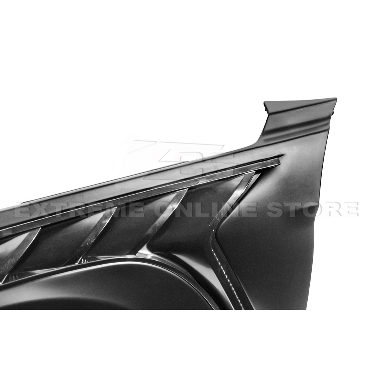 2015-17 Ford Mustang S550 | GTD Style Primed Black Front Side Vented Fenders image 28