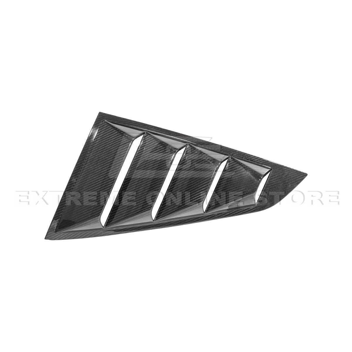 2024-Up Ford Mustang Carbon Fiber Side Quarter Window Louver Sun Shade Cover image 19
