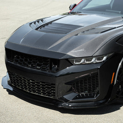 2024-Up Mustang Dark Horse SC Replacement Primed Front Bumper Cover Grille Lip (Expected To Ship In October) image 25
