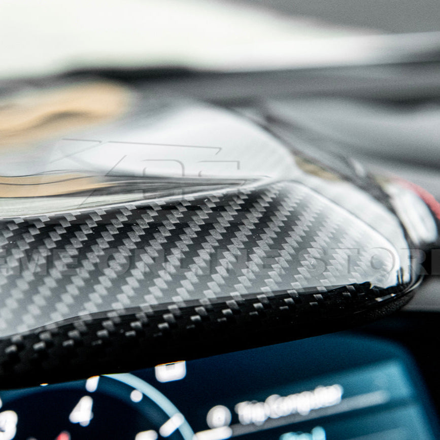 Corvette C8 DRY CARBOn FIBER Upper Dashboard Instrument Panel Cover image 11