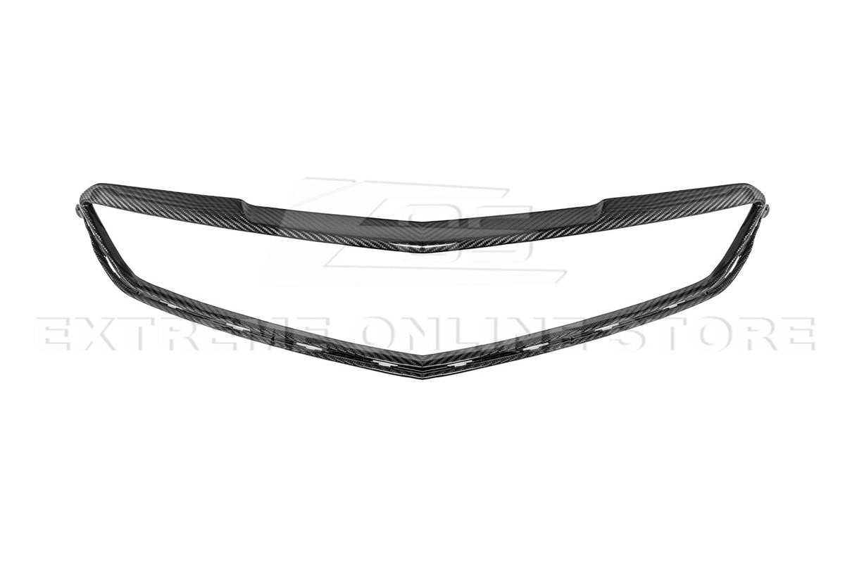 2016-19 Cadillac ATS-V DRY Carbon Fiber Front Grille Trim Insert image 11