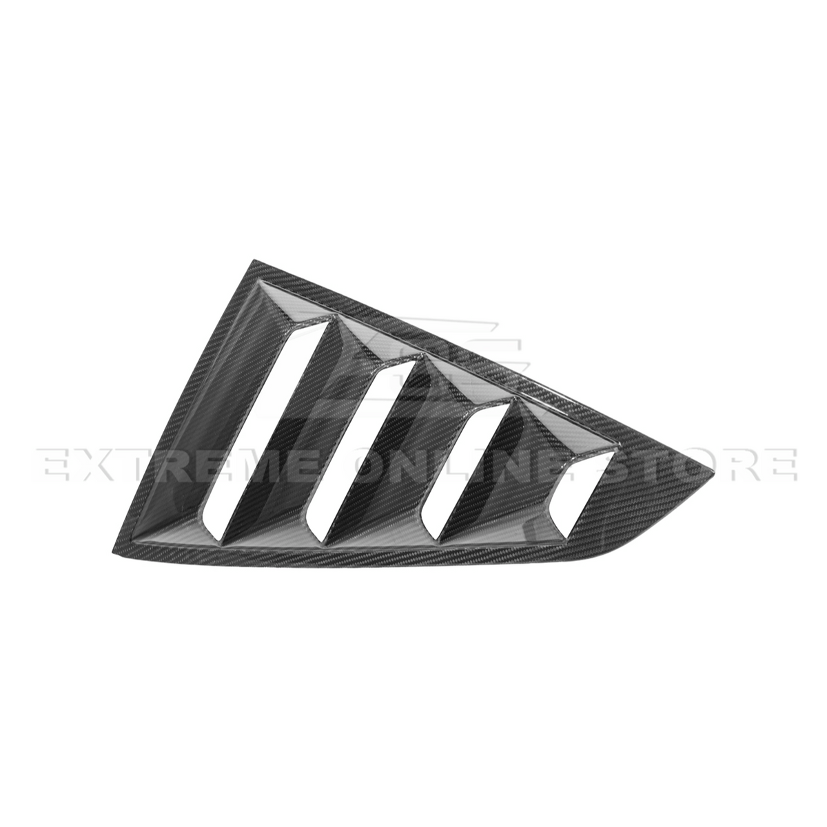 2024-Up Ford Mustang Carbon Fiber Side Quarter Window Louver Sun Shade Cover image 18