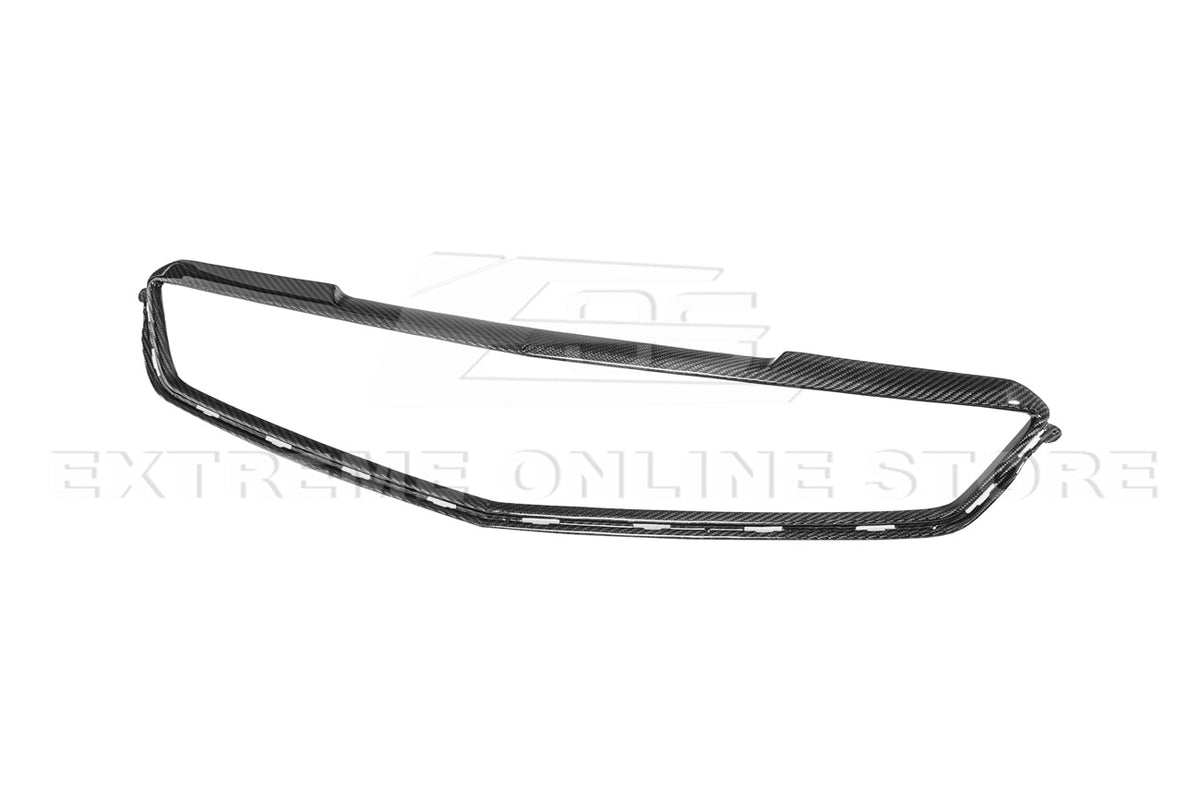 2016-19 Cadillac ATS-V DRY Carbon Fiber Front Grille Trim Insert image 12