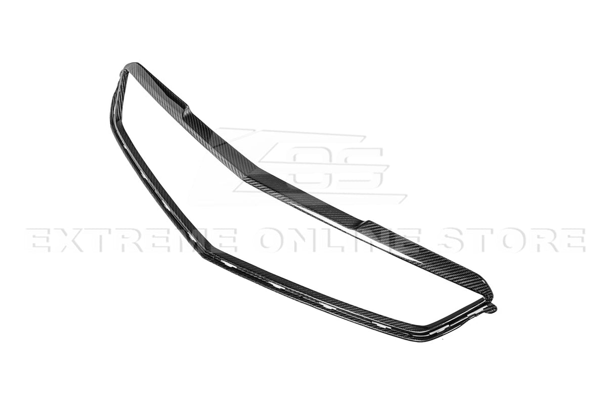 2016-19 Cadillac ATS-V DRY Carbon Fiber Front Grille Trim Insert image 8