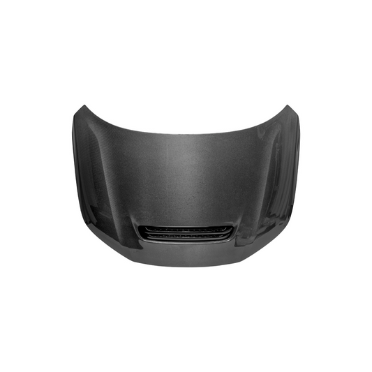 2023-Up Honda Civic Type-R Carbon Fiber Front Vented Bumper Hood Cover image 1