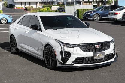 2020-Up Cadillac CT4-V Blackwing Front Lip Splitter Winglets Side Skirts image 3
