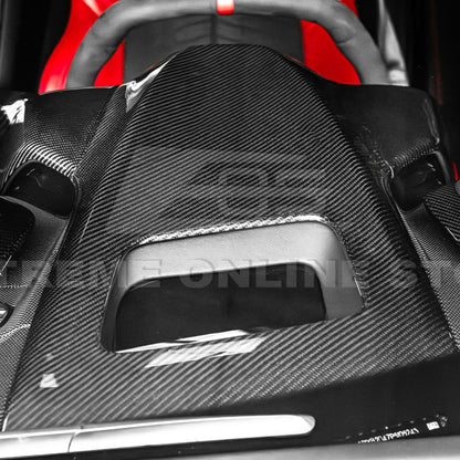 Corvette C8 DRY CARBON FIBER Upper Dash Instrument Panel Cover Kit image 5