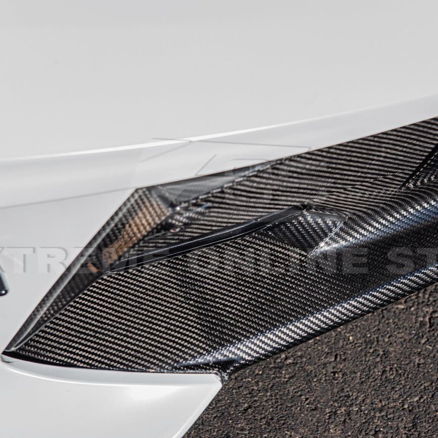 Chevrolet Corvette C8 DRY CARBON FIBER Fascia Panel Grille Cover image 10
