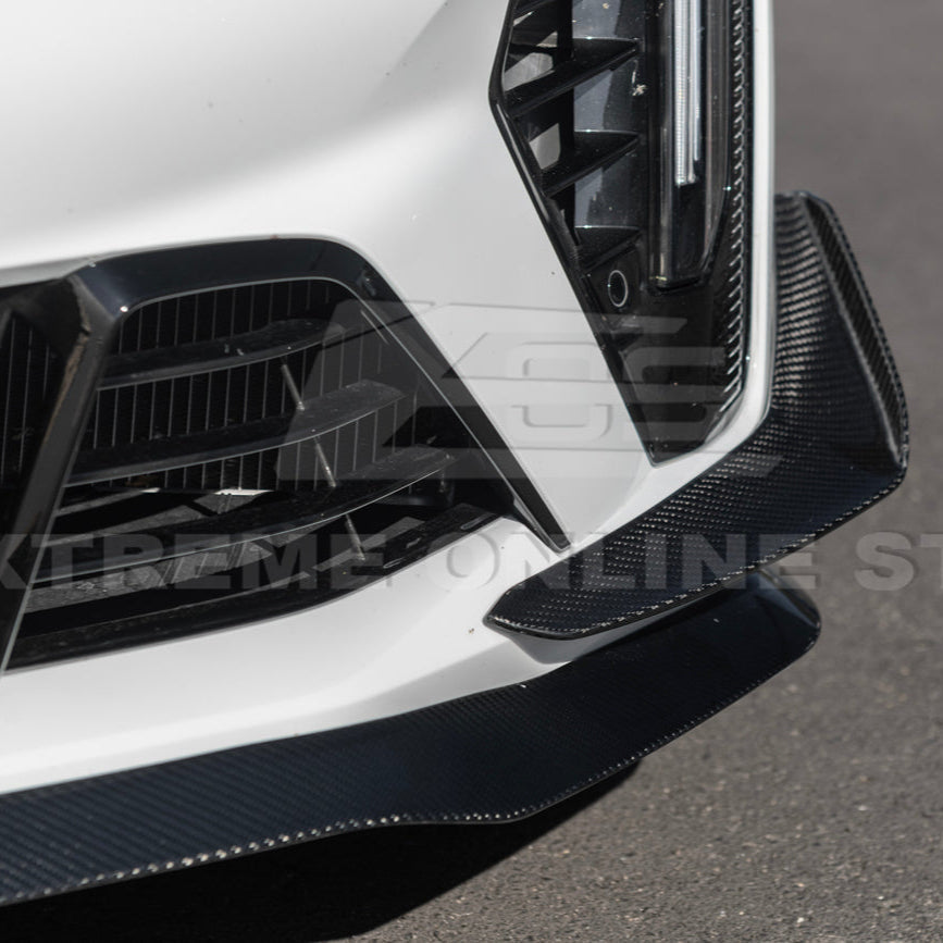 2020-Up Cadillac CT4-V Blackwing Front Lip Splitter Carnards image 13
