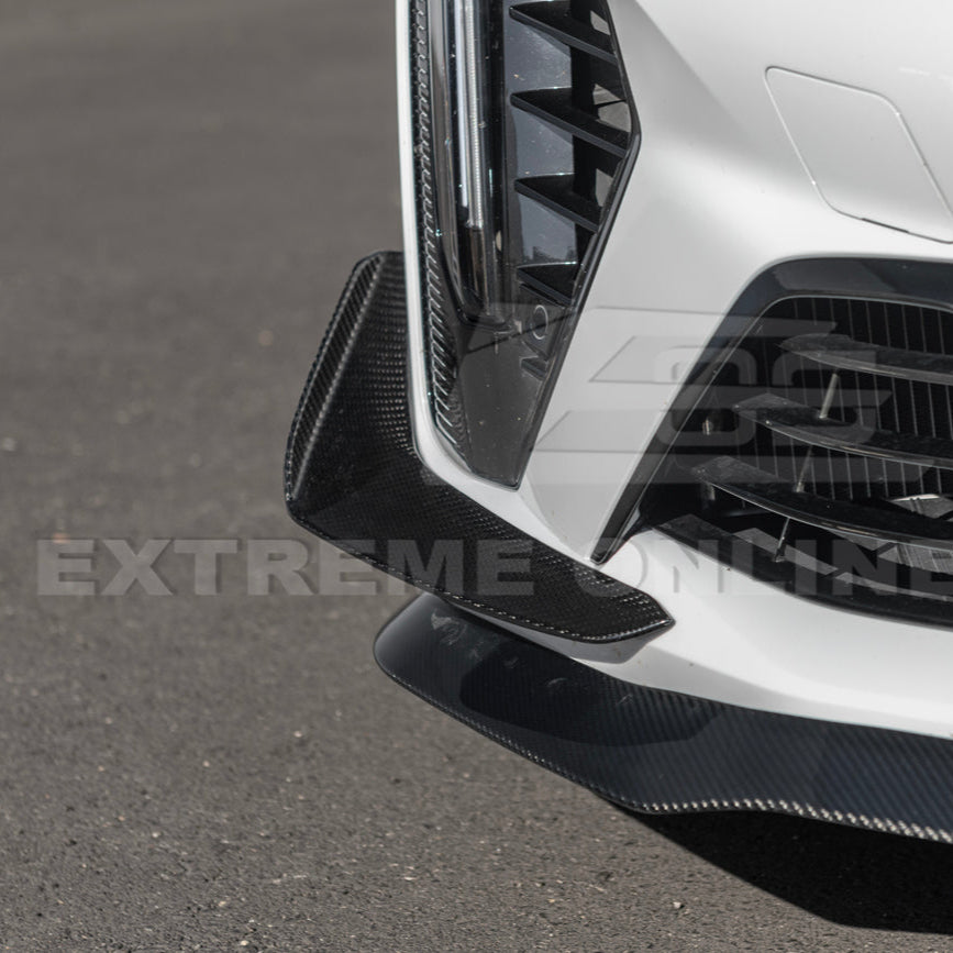 2020-Up Cadillac CT4-V Blackwing Front Lip Splitter Carnards image 58
