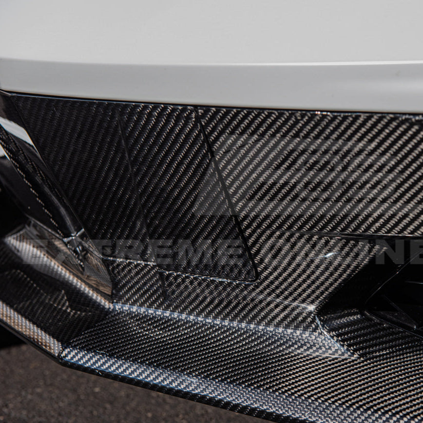 Chevrolet Corvette C8 DRY CARBON FIBER Fascia Panel Grille Cover image 12
