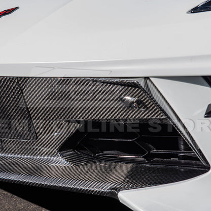 Chevrolet Corvette C8 DRY CARBON FIBER Fascia Panel Grille Cover image 13