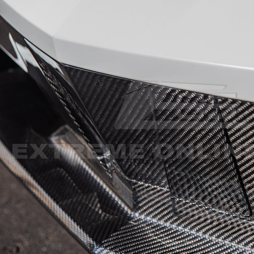 Chevrolet Corvette C8 DRY CARBON FIBER Fascia Panel Grille Cover image 14