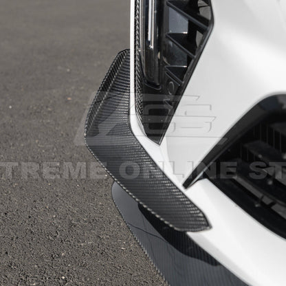 2020-Up Cadillac CT4-V Blackwing Front Lip Splitter Carnards image 59