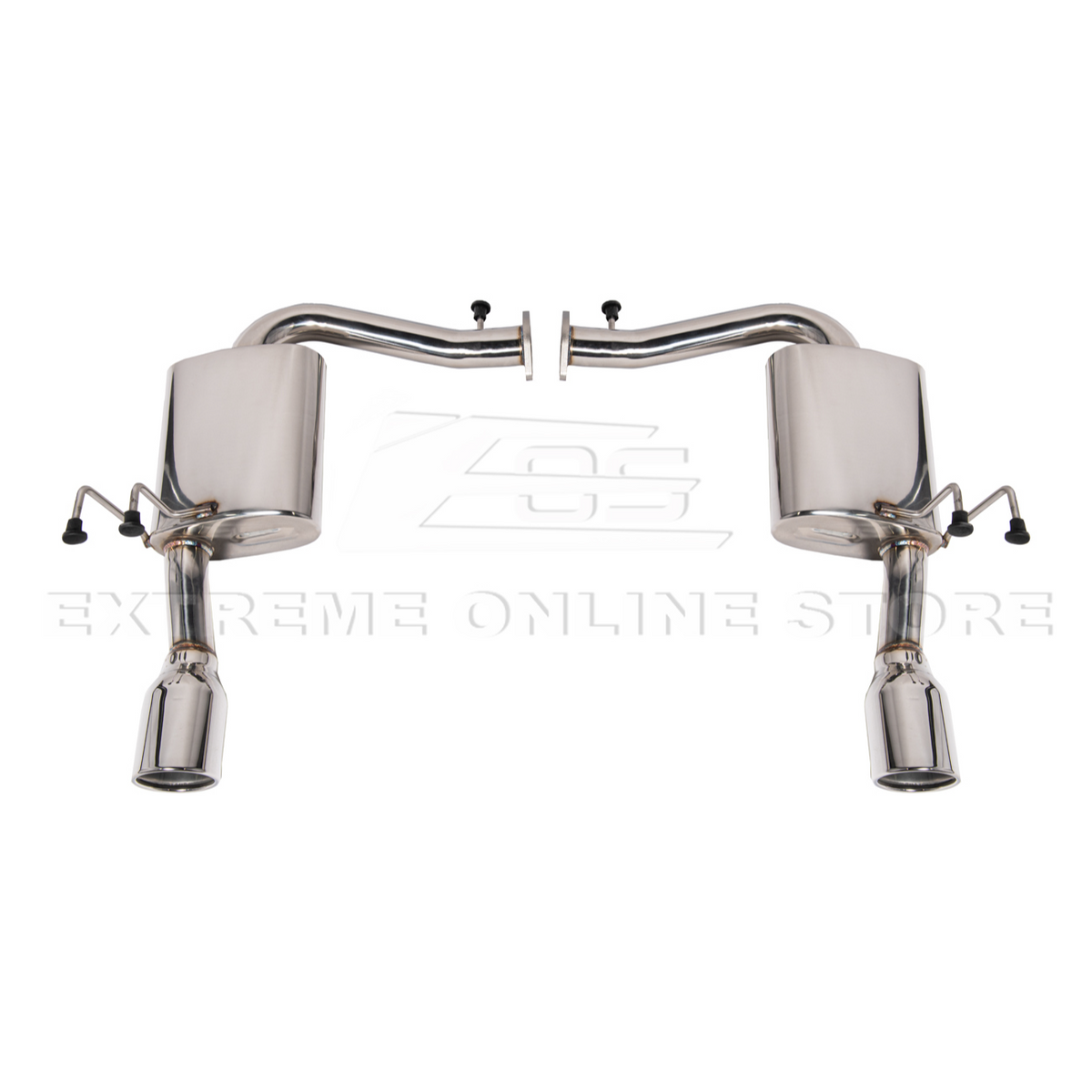 2016-21 Honda Civic 1.5t Sedan | T-304 Muffler Axle Back 4Inch Dual Tips Exhaust image 6