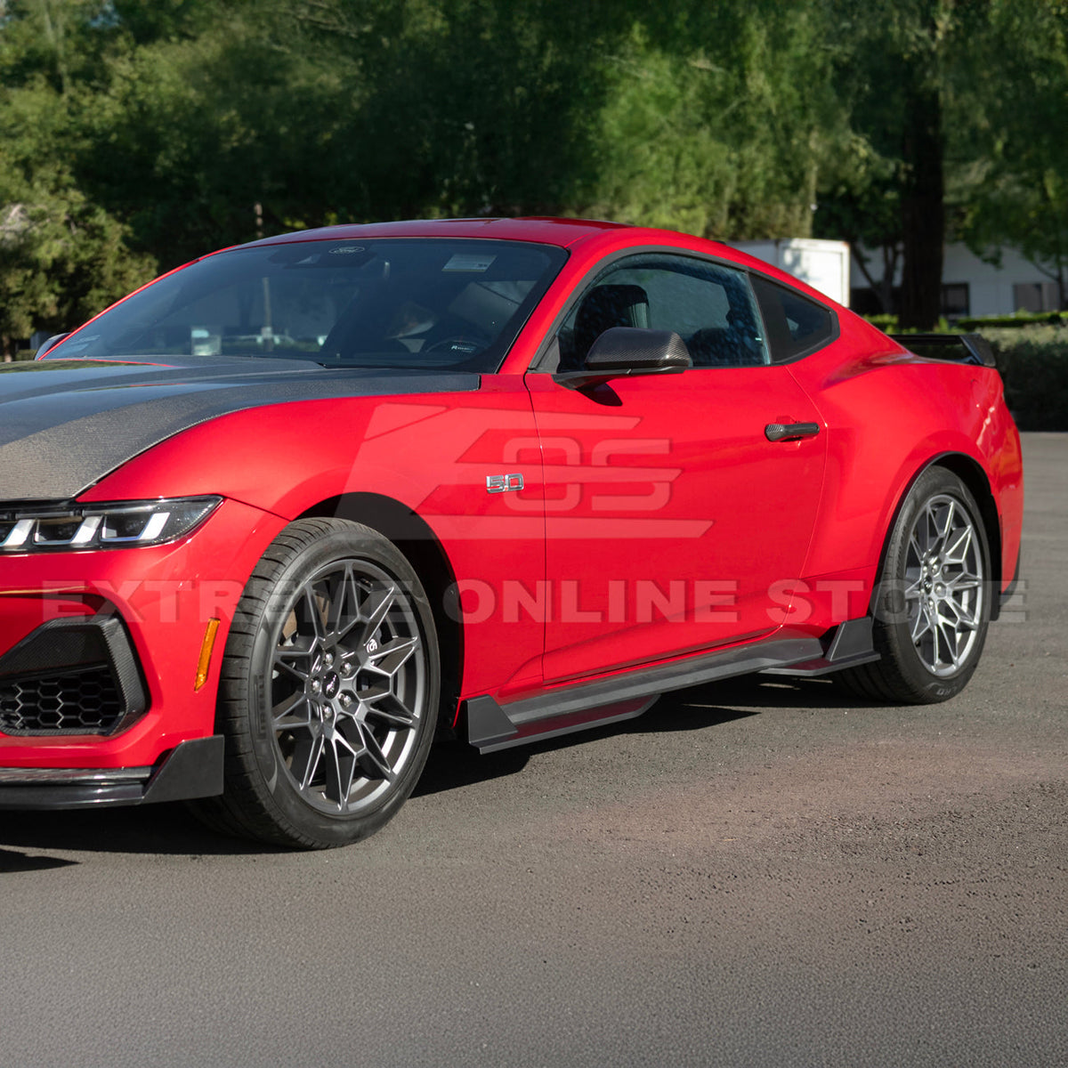 2024+ Ford Mustang Side Skirts Extension image 5
