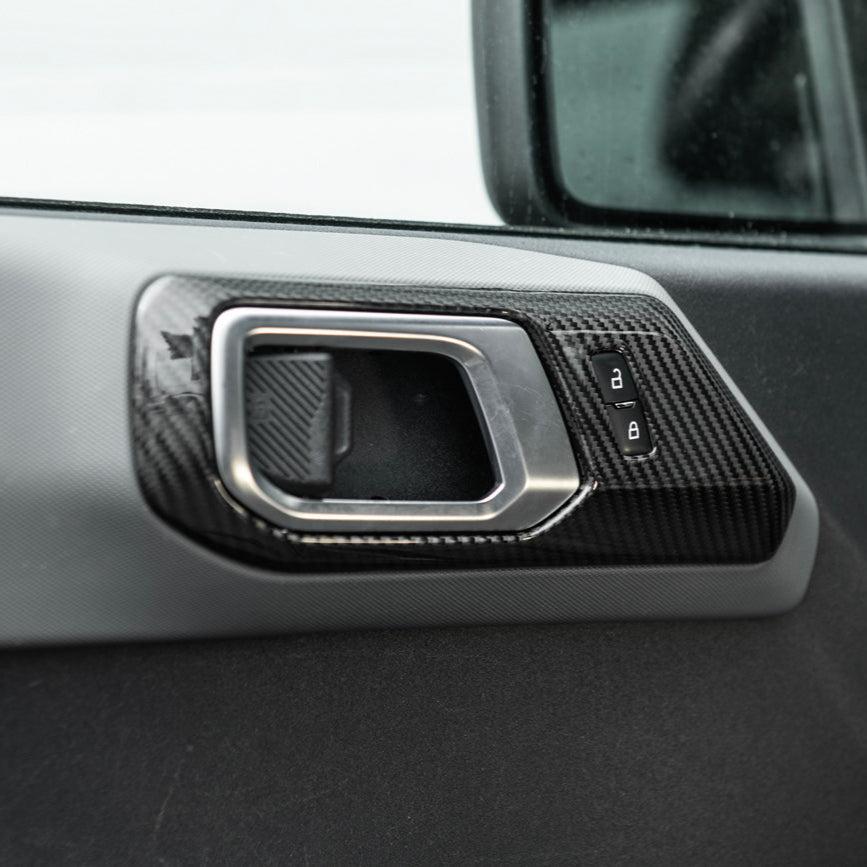 2021-Up Ford Bronco Front Door Handle Trim Cover image 2