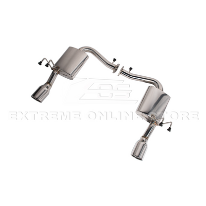 2016-21 Honda Civic 1.5t Sedan | T-304 Muffler Axle Back 4Inch Dual Tips Exhaust image 3