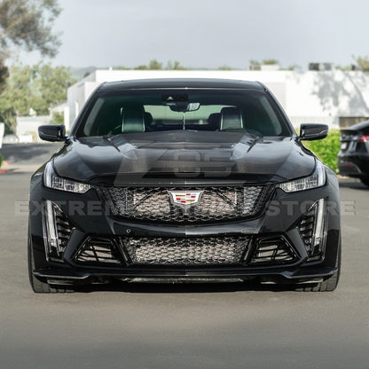 2020-Up Cadillac CT5-V Blackwing Bumper Hood Vented Cover image 5