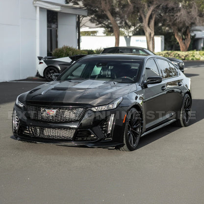 2020-Up Cadillac CT5-V Blackwing Bumper Hood Vented Cover image 7
