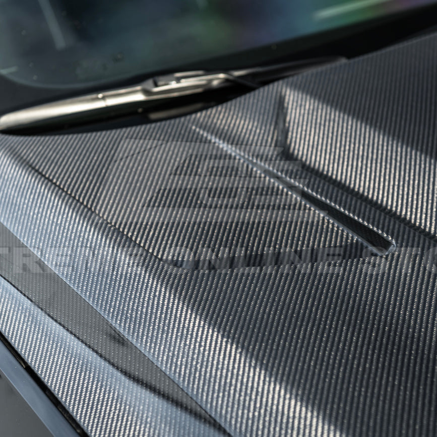 2020-Up Cadillac CT5-V Blackwing Bumper Hood Vented Cover image 11