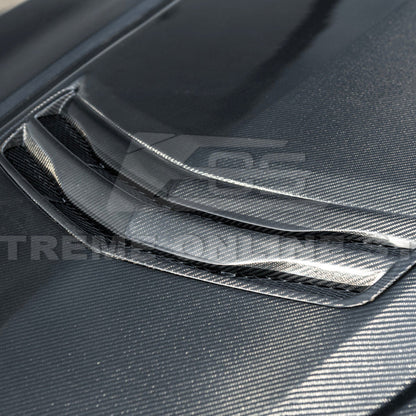 2020-Up Cadillac CT5-V Blackwing Bumper Hood Vented Cover image 16