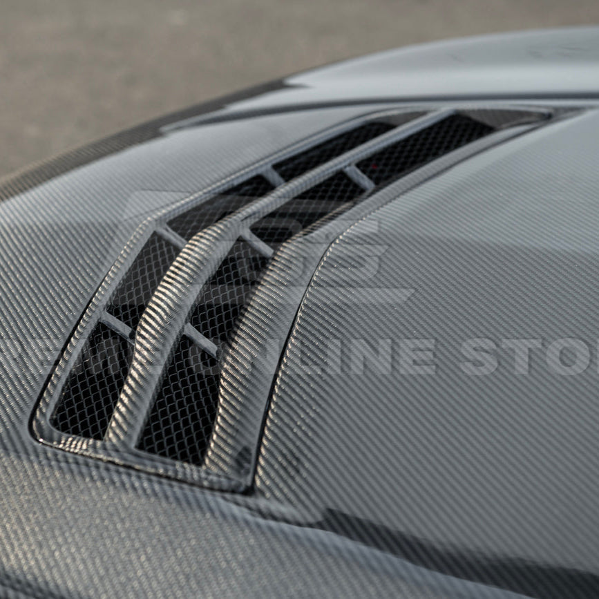 2020-Up Cadillac CT5-V Blackwing Bumper Hood Vented Cover image 17