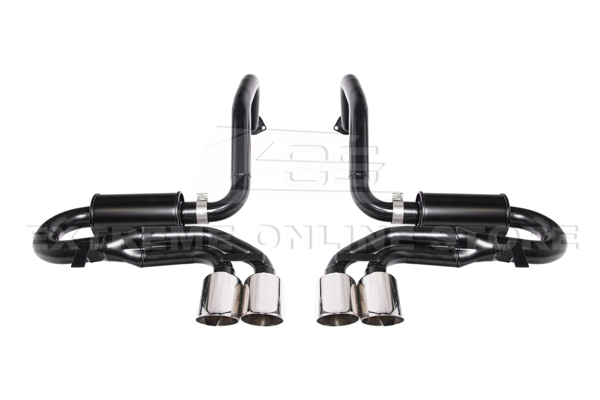 Corvette C5 Muffler Axle Back Quad Tips Exhaust image 13