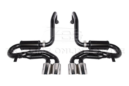 Corvette C5 Muffler Axle Back Quad Tips Exhaust image 14